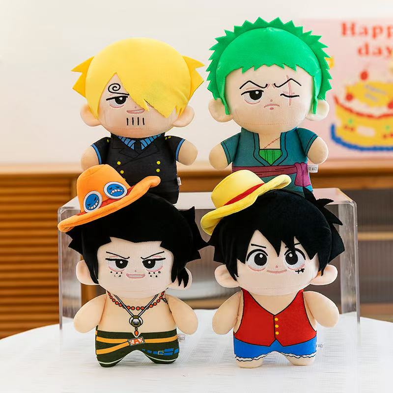 Kids Toys Young - Peluche Anime 23cm di Luffy, Zoro,