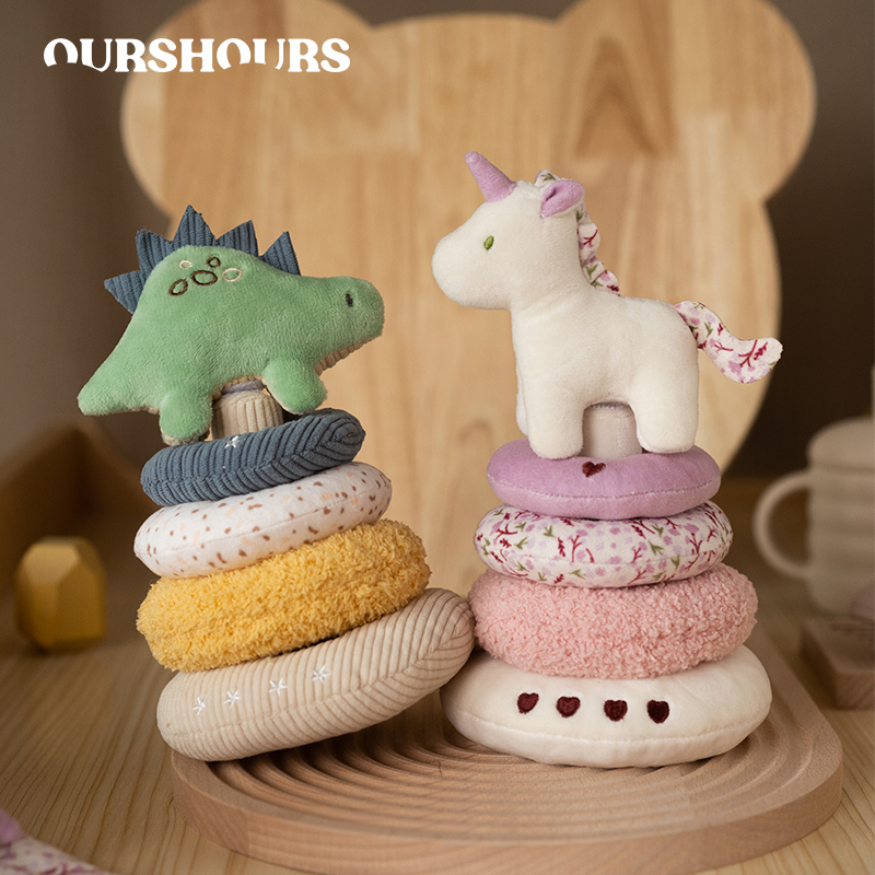 Unicorn Stuffed Toy - Giocattolo impilabile in peluche per unicorno