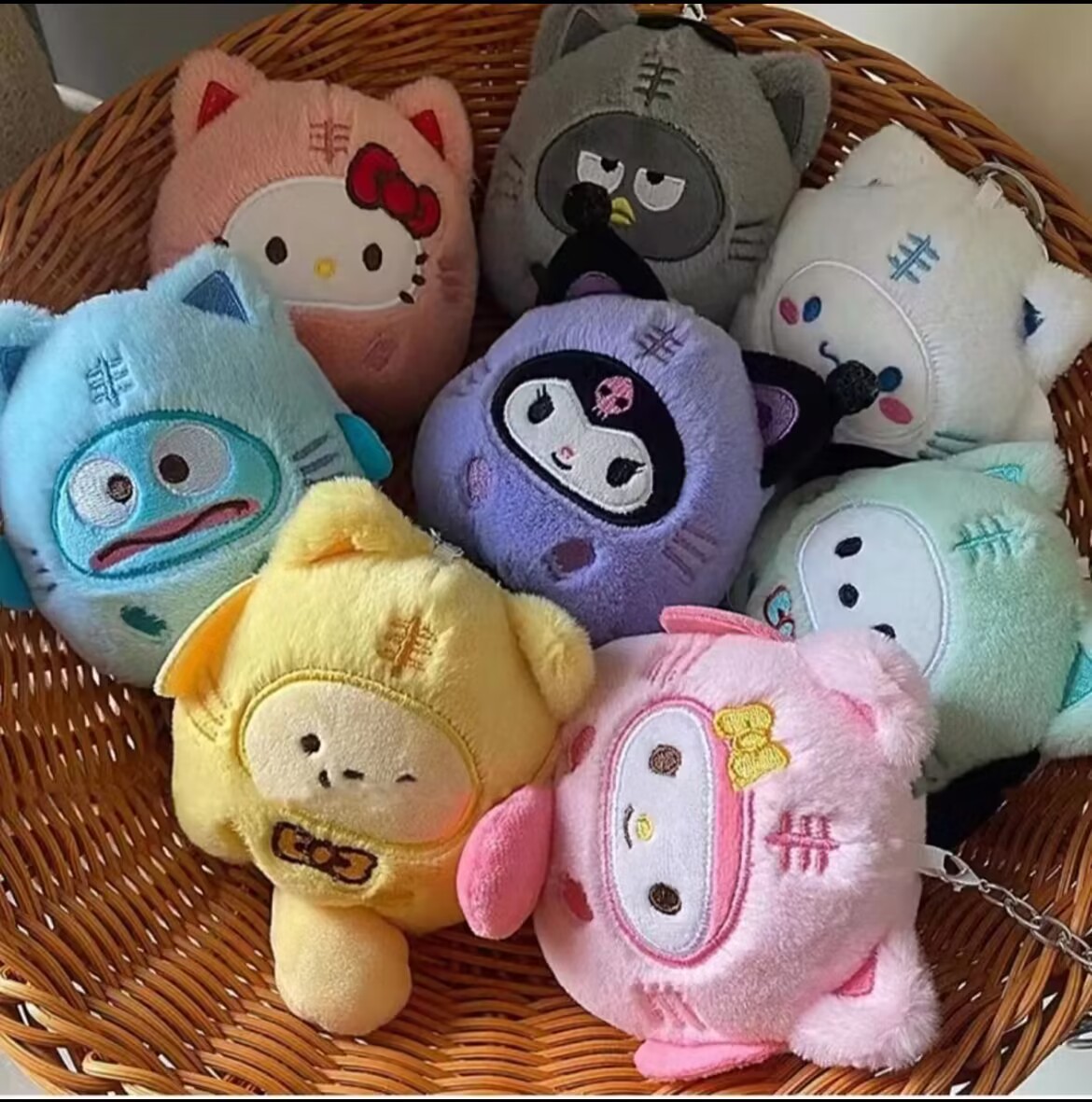 Kids Toys Dog - Portachiavi in Peluche Serie Gatto, Pinguino