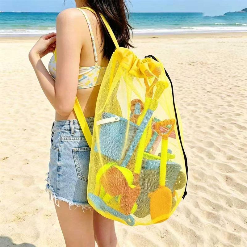 Kids Toys Bag - Borsa da Spiaggia Portatile a Rete