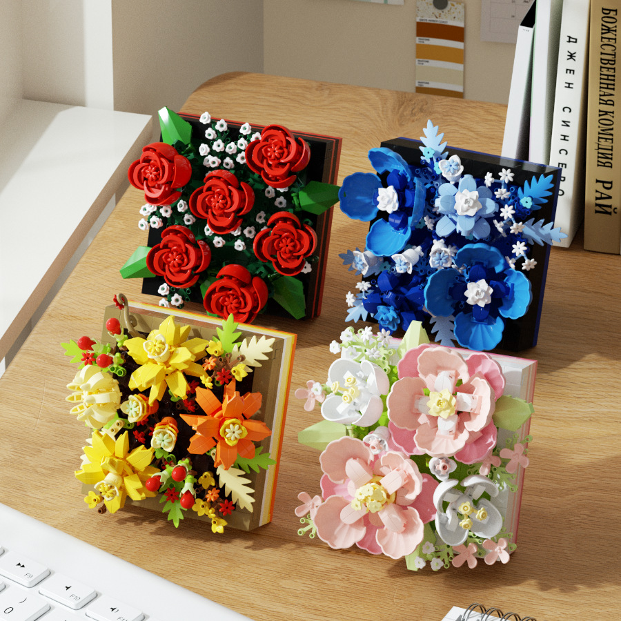 Kids Toys Under 500 - Rosa Micro Particelle di Diamanti Fiore