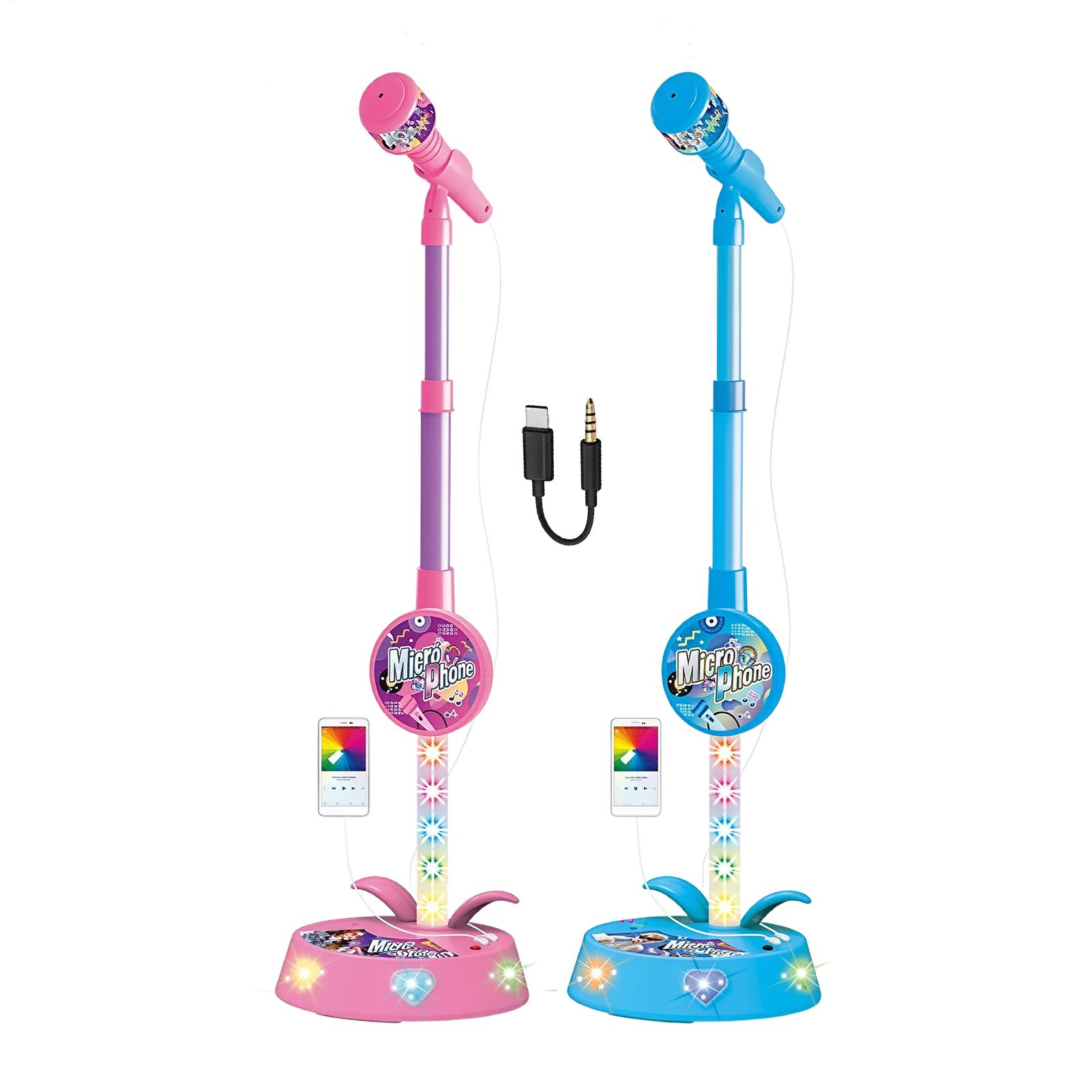 Kids Toys Kids Toys - Microfono per Bambini con Supporto, Wireless,
