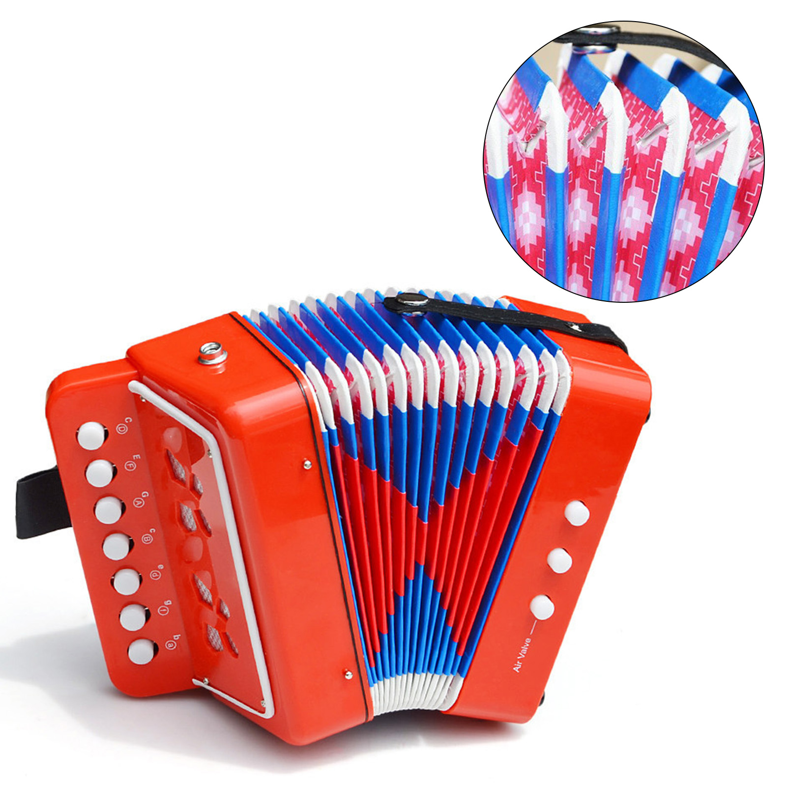 Kids Toys Brands - Fisarmonica Giocattolo per Bambini, Strumento Musicale