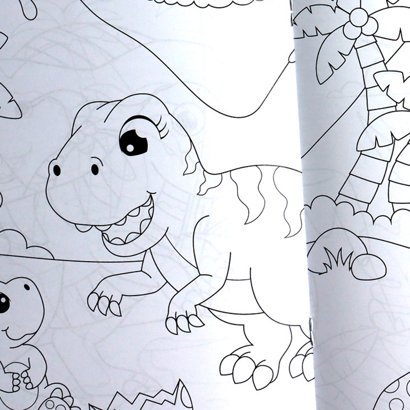 16 pagine Libri da colorare pe - Dinosaur Figurine Set recensione e prezzo