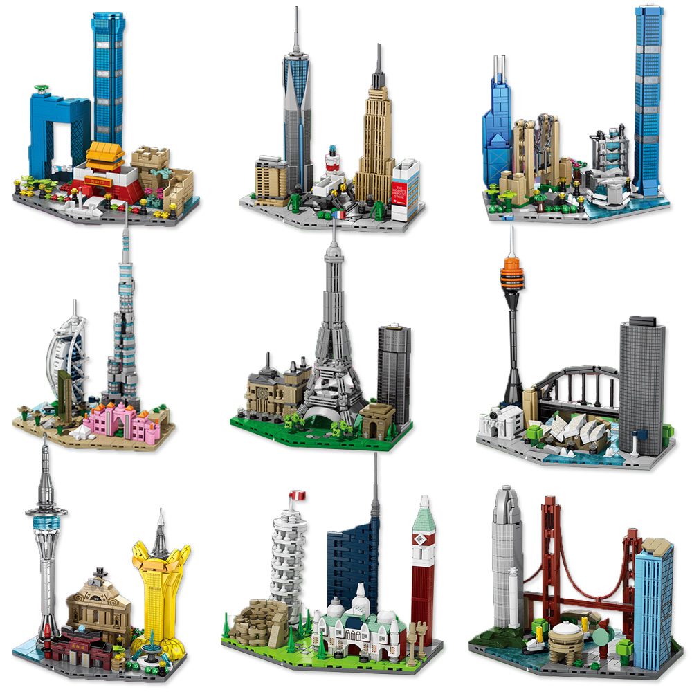 Famoso città Skyline Building  - Kids Toys Dubai recensione e prezzo