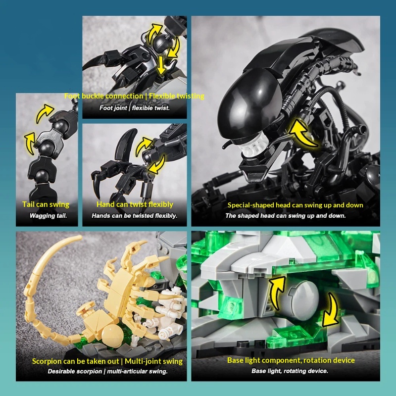 Blocchi da costruzione MOC Ali - Xenomorph Kids Toys recensione e prezzo