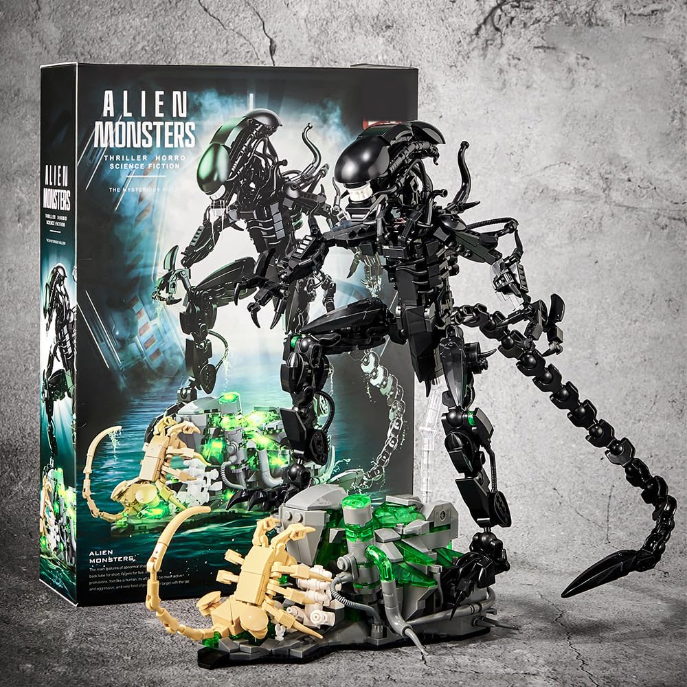 958PCS Alien Monsters Building - Xenomorph Kids Toys recensione e prezzo