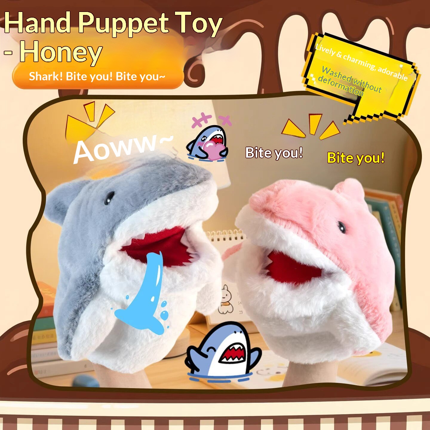 Pupazzo a mano a forma di squa - Kids Toys Young recensione e prezzo