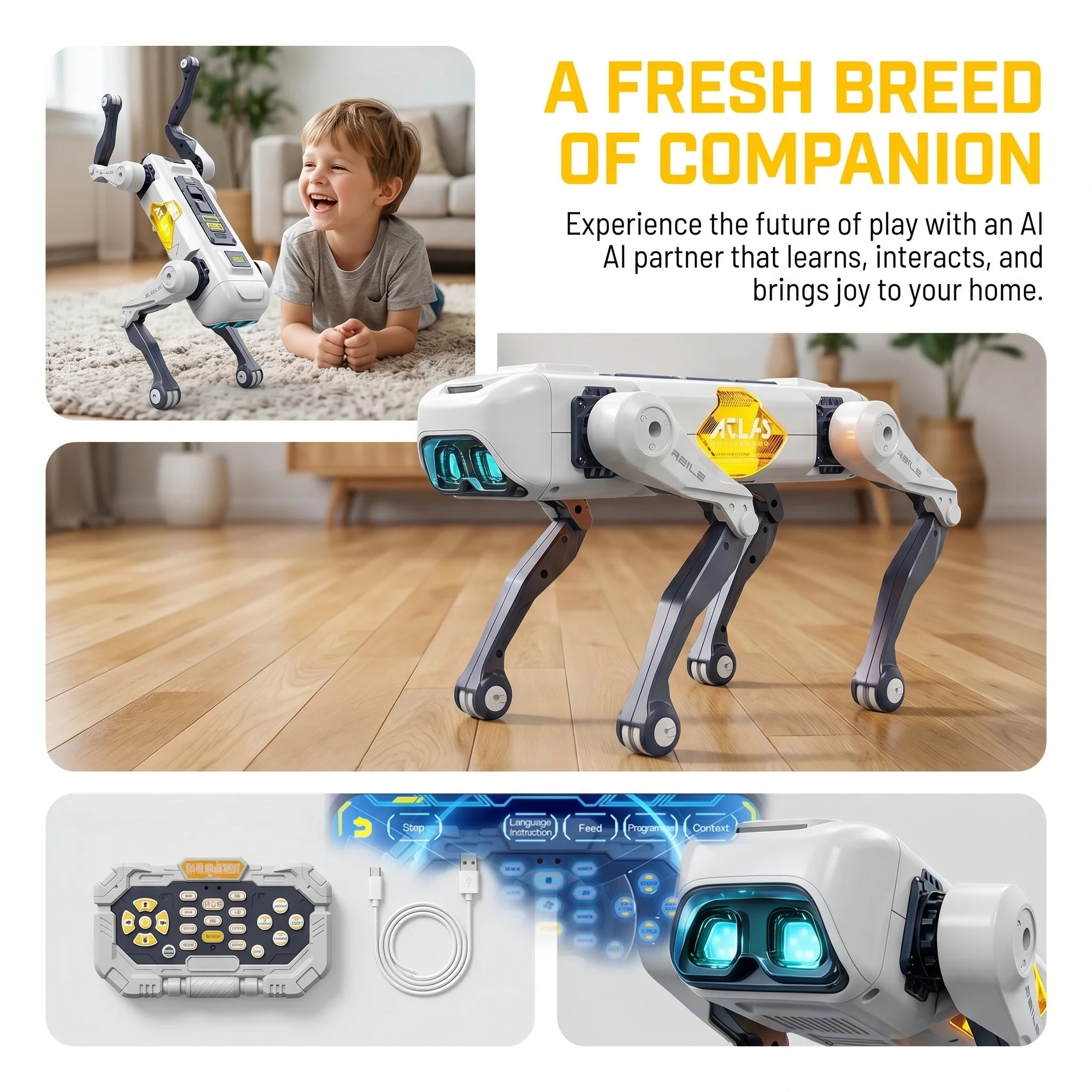 Cane Robot Intelligente AI, Co - Kids Toys Young recensione e prezzo