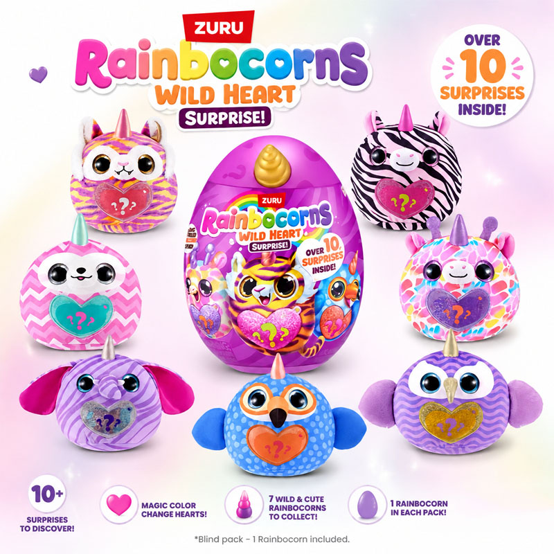 ZURU Rainocorns Wild Heart Sur - Unicorn Stuffed Toy recensione e prezzo